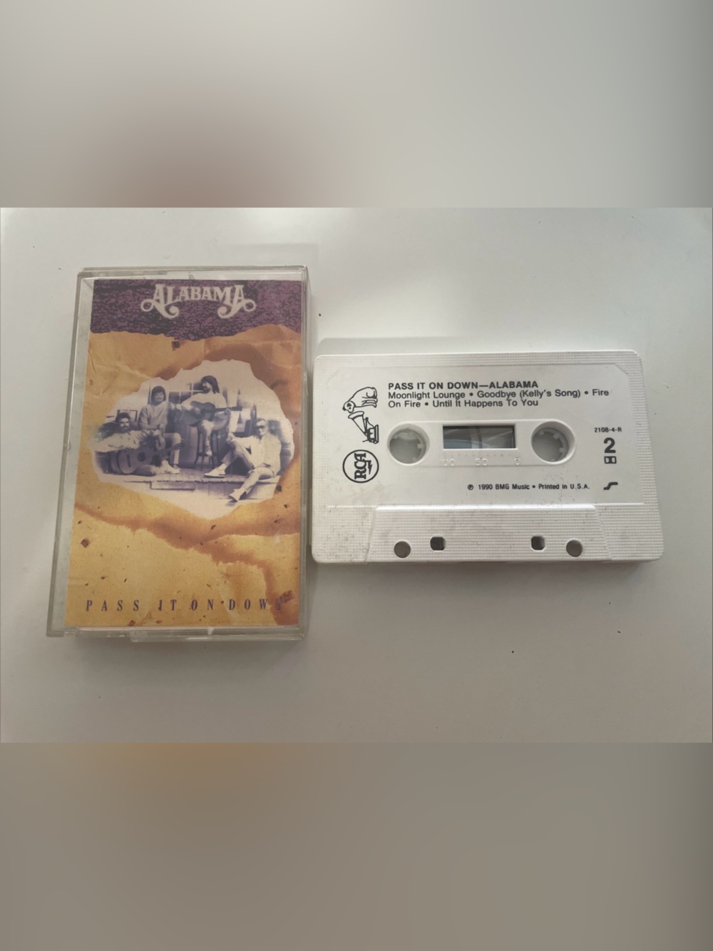 Alabama - Pass It On Down - on cassette Very Good Condition